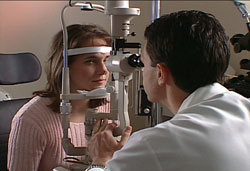 Following your procedure, your eye(s) will be examined with a slit lamp microscope