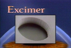 The Excimer laser does not damage surrounding tissue