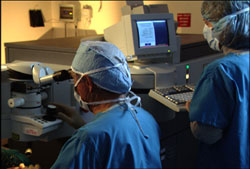 The laser treatment will be completed in less than a minute or two